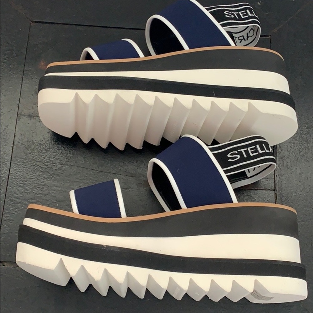 Stella McCartney NWOT platform slingback Sneak - Picture 5 of 16